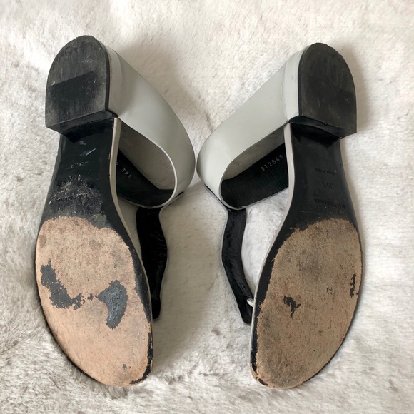 Balenciaga pearl gray studded flats - Picture 5 of 6